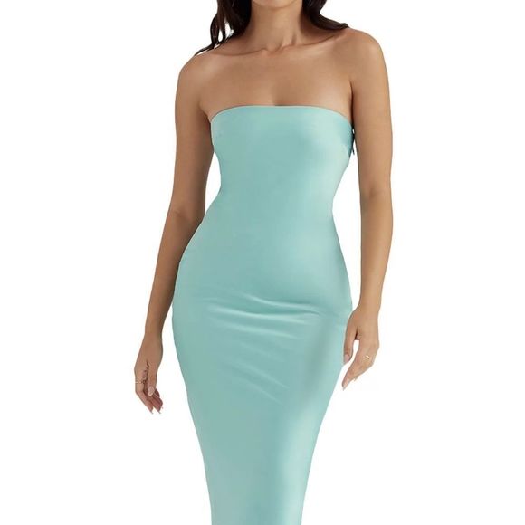 NWT House of CB Alette Strapless Trumpet Gown - size M - Picture 9 of 12